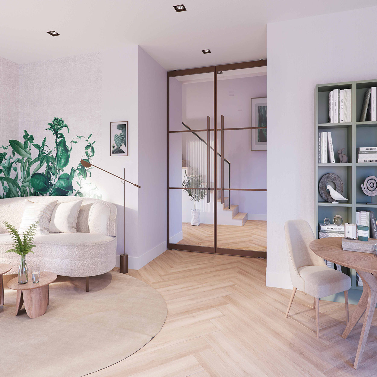 Skantrae SlimSeries Alu - Dubbele Metalen Taatsdeur Brons